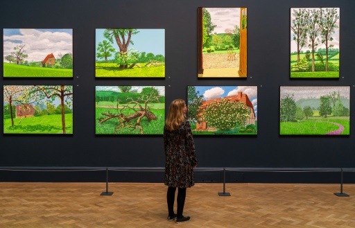 Une exposition David Hockney intimiste en Normandie, sa terre d'adoption
