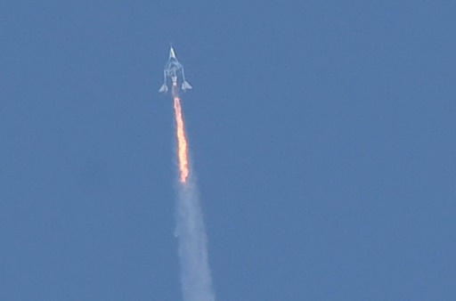 Le vaisseau spatial de Virgin Galactic cloué au sol après un incident de vol en juillet