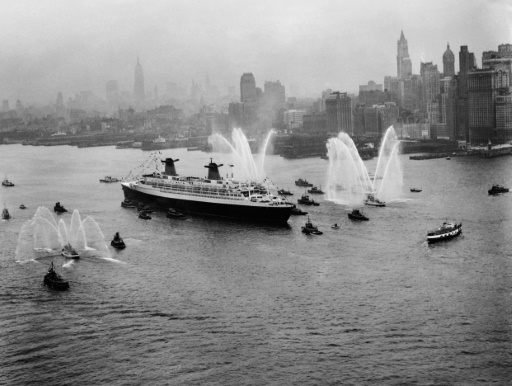Il y a 60 ans, la première arrivée triomphale du "France" à New York