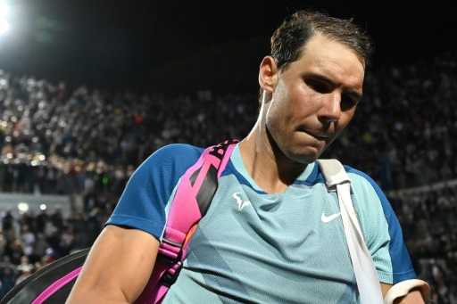 Tennis : Nadal blessé et éliminé à Rome dix jours avant Roland-Garros