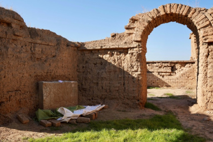 Le site archéologique de Nimrod, au sud de Mossoul, en Irak le 3 janvier 2025