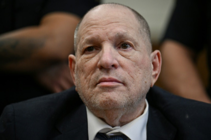 Harvey Weinstein à son procès devant un tribunal de Manhattan, à New York, le 15 avril 2025