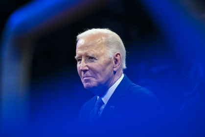 Joe Biden le 16 janvier 2025 près de Washington - ROBERTO SCHMIDT (AFP)