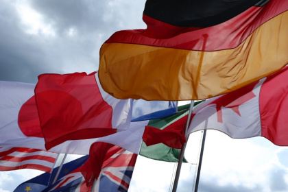 Les drapeaux des membres du G7 - KARL-JOSEF HILDENBRAND (AFP)