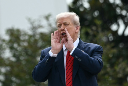 Le président américain Donald Trump à la Maison Blanche le 5 aoûr 2025 - Brendan SMIALOWSKI (AFP)