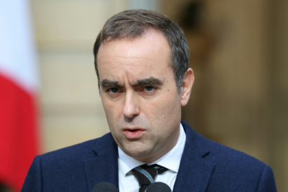 Le Premier ministre Sébastien Lecornu s'exprime le 3 octobre 2025 à l'Hôtel Matignon à Paris - Alain JOCARD (AFP)