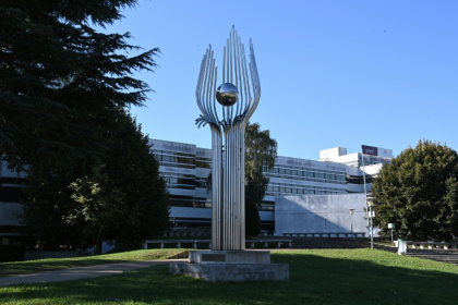 L'école d'ingénieurs  CentraleSupelec de l'Université Paris-Saclay, le 8 octobre 2021 à Gif-Sur-Yvette, en périphérie de Paris - Anne-Christine POUJOULAT (AFP)