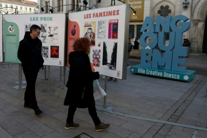A Angoulême le 30 janvier 2025, lors du précédent festival international de la bande dessinée - ROMAIN PERROCHEAU (AFP)