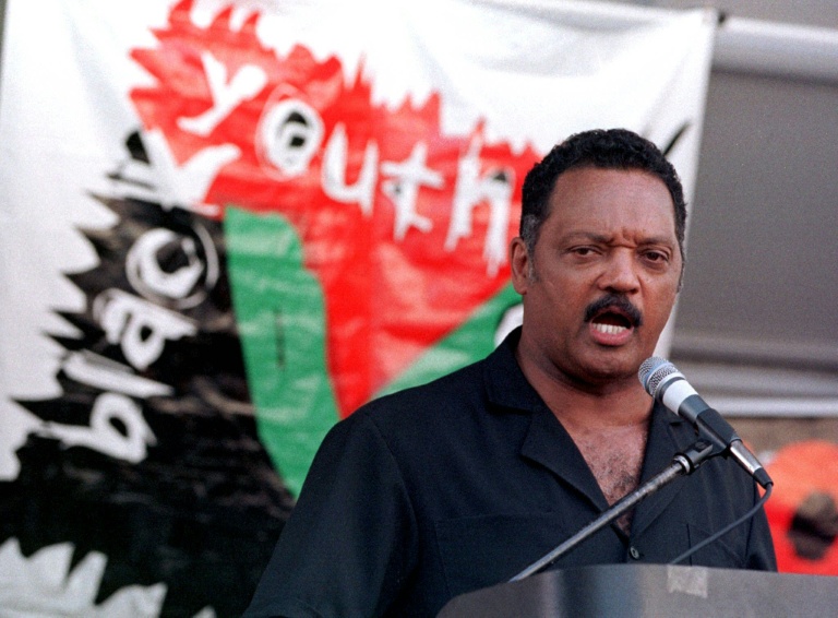 La mémoire du pasteur noir Jesse Jackson, figure des droits civiques, saluée aux Etats-Unis