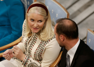 La princesse de Norvège Mette-Marit, le 10 décembre 2024 à Oslo - Odd ANDERSEN (AFP)