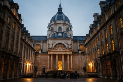 L'université Paris 1-Panthéon Sorbonne, en déficit depuis deux ans, a atteint "un point de rupture", alerte sa présidente Christine Neau-Leduc - Dimitar DILKOFF (AFP)